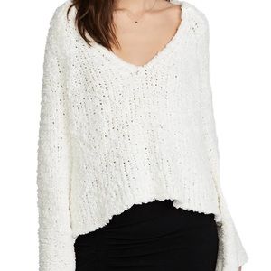 FREE PEOPLE KNITTED V-NECK SWEATER
